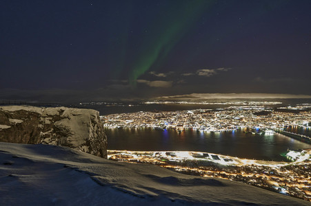 Nordlicht in der Region Tromsø