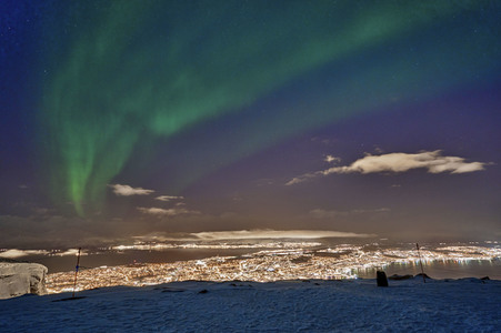 Nordlicht in der Region Tromsø