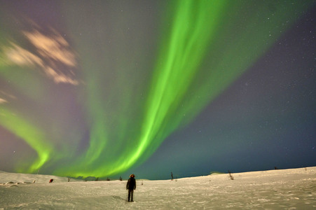Nordlicht in der Region Tromsø