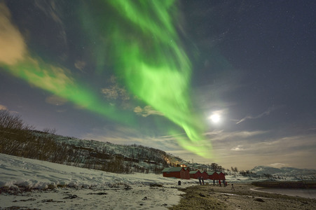 Nordlicht in der Region Tromsø