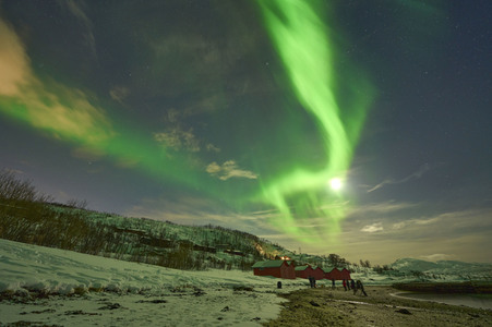 Nordlicht in der Region Tromsø