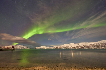 Nordlicht in der Region Tromsø