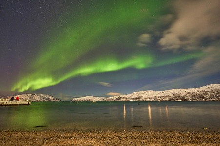 Nordlicht in der Region Tromsø