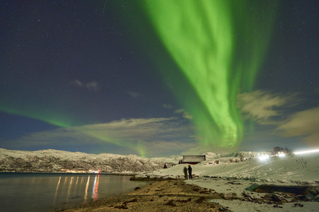 Nordlicht in der Region Tromsø