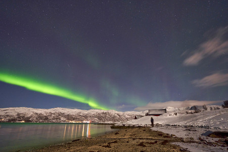 Nordlicht in der Region Tromsø