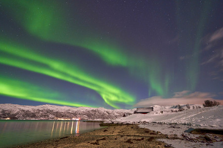 Nordlicht in der Region Tromsø