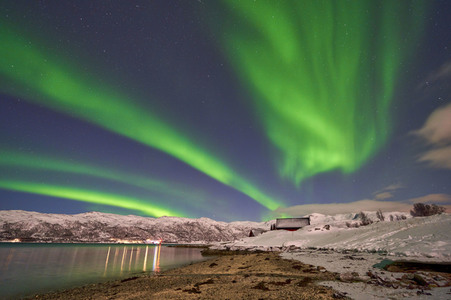Nordlicht in der Region Tromsø