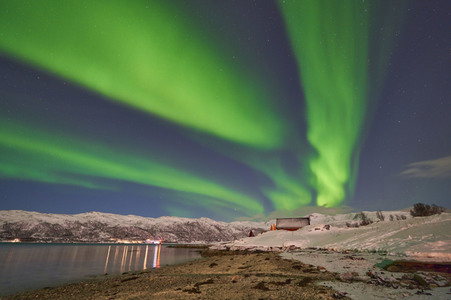 Nordlicht in der Region Tromsø