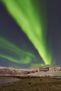 Nordlicht in der Region Tromsø