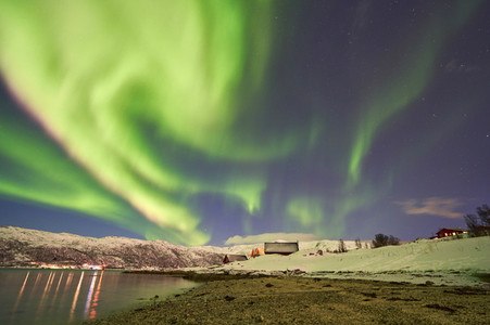 Nordlicht in der Region Tromsø