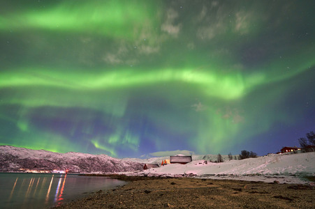 Nordlicht in der Region Tromsø