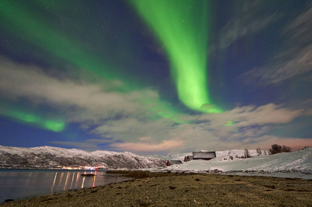 Nordlicht in der Region Tromsø
