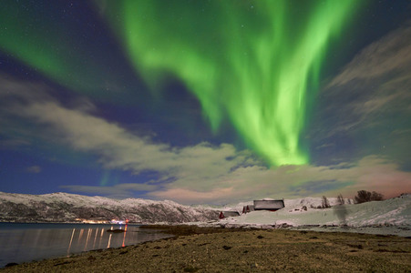 Nordlicht in der Region Tromsø