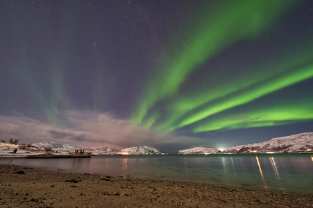 Nordlicht in der Region Tromsø