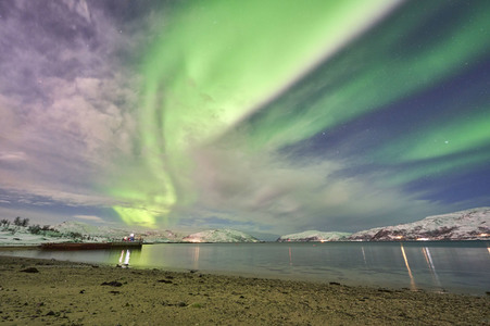 Nordlicht in der Region Tromsø