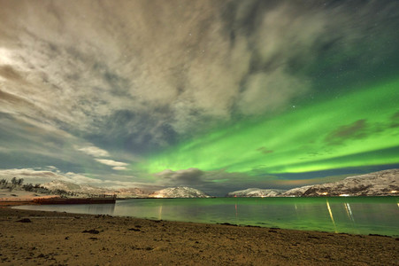 Nordlicht in der Region Tromsø