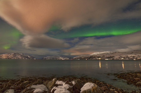 Nordlicht in der Region Tromsø