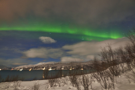 Nordlicht in der Region Tromsø