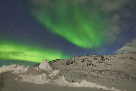 Nordlicht in der Region Tromsø