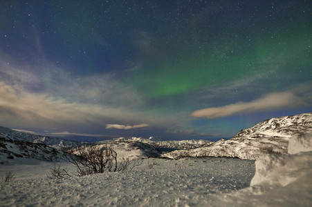 Nordlicht in der Region Tromsø