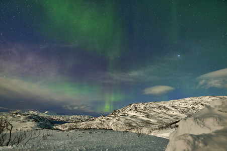 Nordlicht in der Region Tromsø
