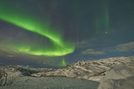 Nordlicht in der Region Tromsø