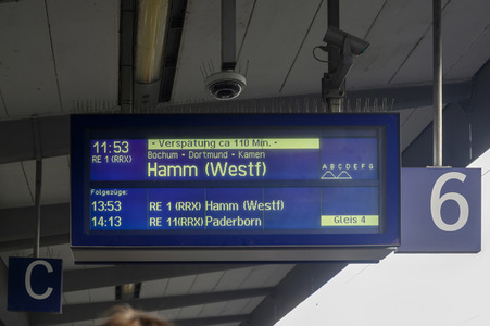 Symbolfoto Bahnverspätungen