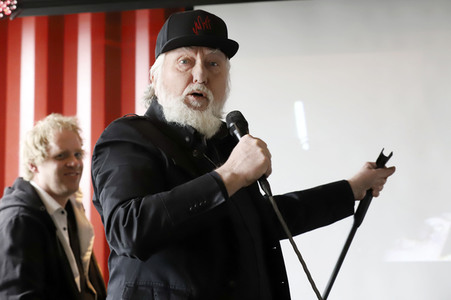 Pressetermin mit Eros Atomus und Joachim Witt in Hamburg