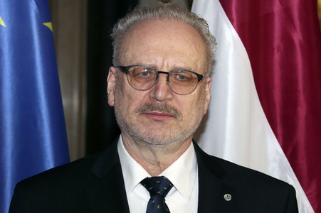 Empfang von Egils Levits in Hamburg