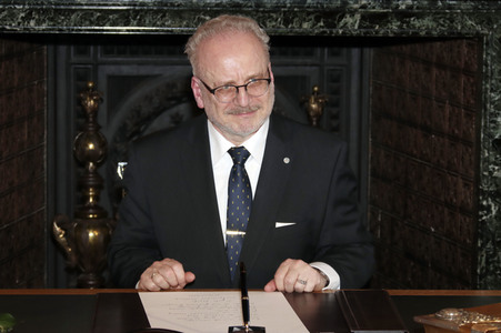 Empfang von Egils Levits in Hamburg