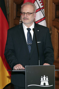 Empfang von Egils Levits in Hamburg