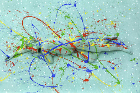 DIVERSE PEOPLE ART Kunstperformance Pregnant