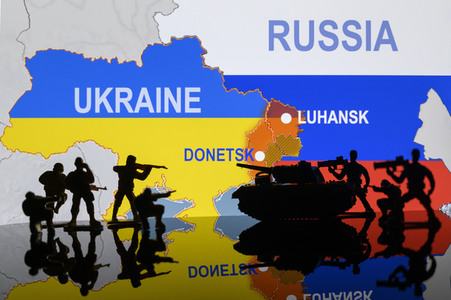 Symbolfoto Russland-Ukraine Krieg