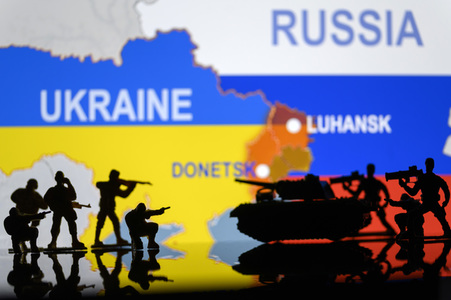 Symbolfoto Russland-Ukraine Krieg