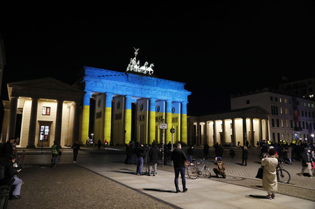 Solidarität mit der Ukraine in Berlin