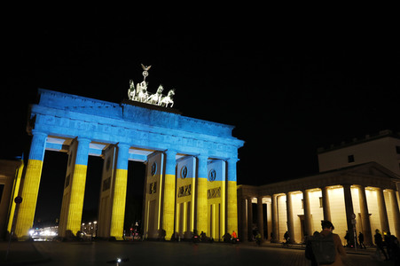 Solidarität mit der Ukraine in Berlin