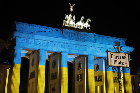 Solidarität mit der Ukraine in Berlin