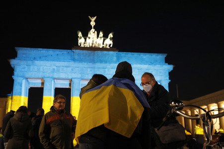 Solidarität mit der Ukraine in Berlin