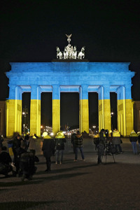 Solidarität mit der Ukraine in Berlin