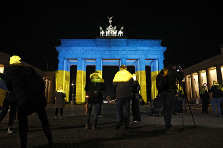 Solidarität mit der Ukraine in Berlin