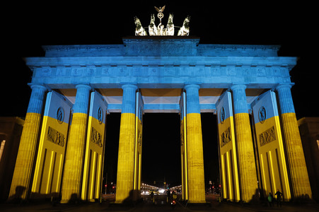 Solidarität mit der Ukraine in Berlin