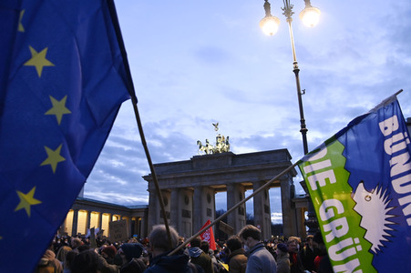 Demonstration gegen den Krieg in der Ukraine in Berlin