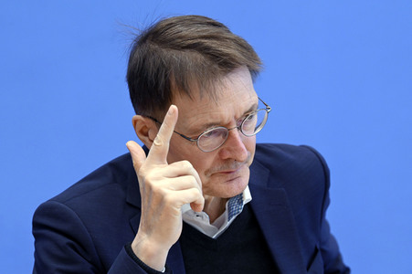 Pressekonferenz zur aktuellen Corona-Lage in Berlin