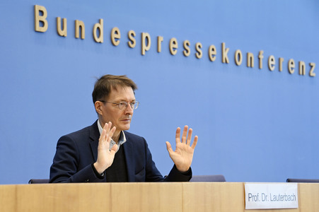 Pressekonferenz zur aktuellen Corona-Lage in Berlin