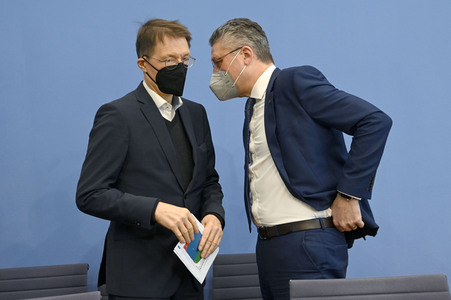 Pressekonferenz zur aktuellen Corona-Lage in Berlin