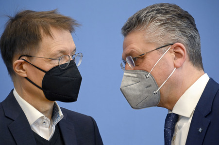 Pressekonferenz zur aktuellen Corona-Lage in Berlin