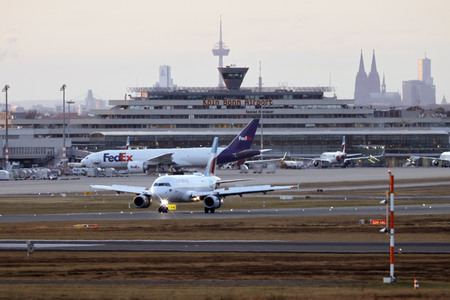 Der Köln Bonn Airport in Köln