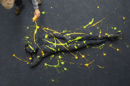 DIVERSE PEOPLE ART Kunstperformance Male