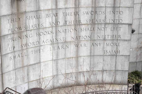 Impressionen aus New York nach dem Einmarsch Russlands in die Ukraine