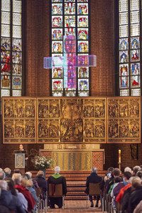 'Lichter für den Frieden' Friedensgebet und Kundgebung für die Ukraine in Hannover